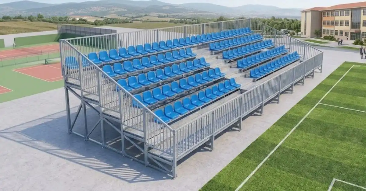 Guía de Tribunas de Acero para Instalaciones Deportivas y Escuelas