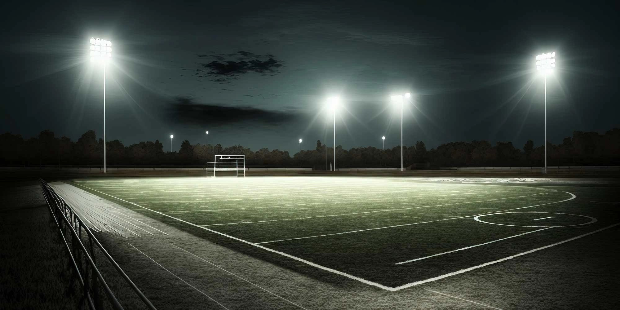 Iluminación de campos de fútbol